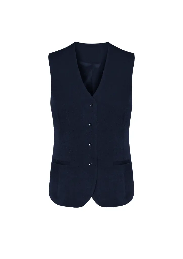 Veste sans manches avec boutons pour femme