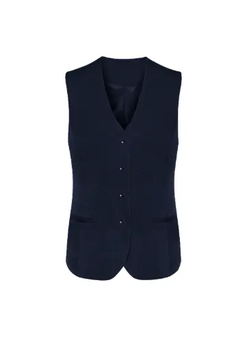 Veste sans manches avec boutons pour femme